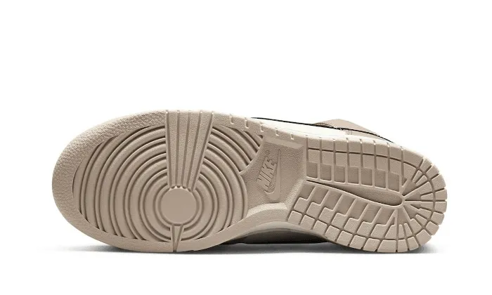 adventure running shoes running in a gondola station area shoes Dunk High Fossil Stone