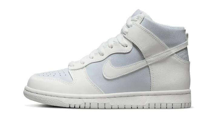 Dunk High Summit White Football Grey youth trend