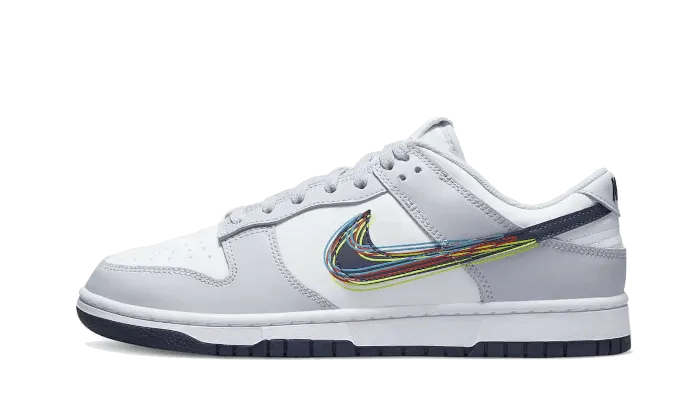 Design-led concept foldable shoes Dunk Low 3D Swoosh