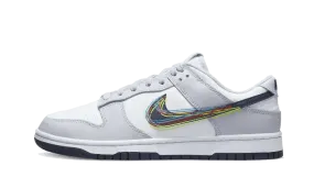 Design-led concept foldable shoes Dunk Low 3D Swoosh