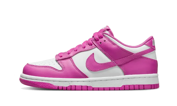 Lace   Up Closure Dunk Low Active Fuchsia