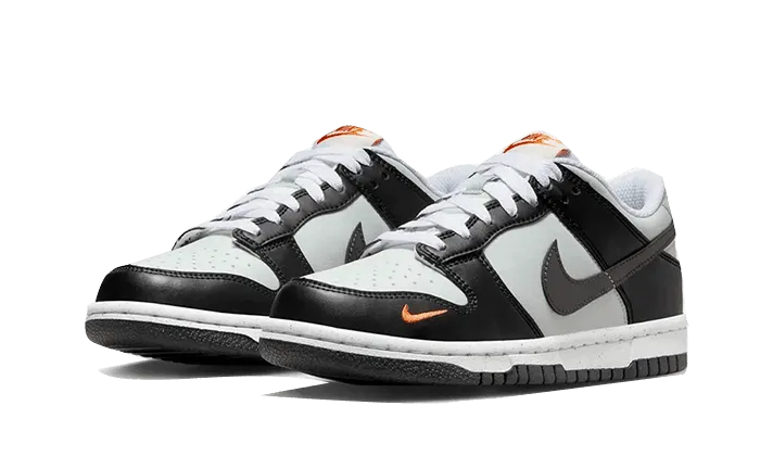 Dunk Low Black Grey Orange trail - tough no - name shoes