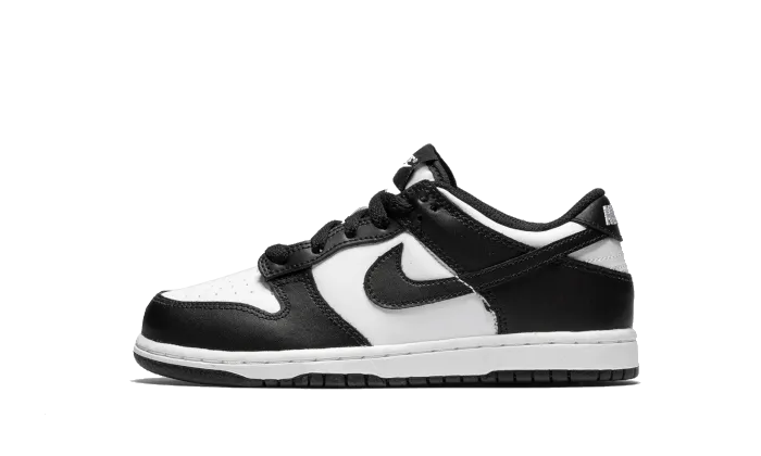 Tread Stability Long Distance Support Dunk Low Black White Enfant (PS)