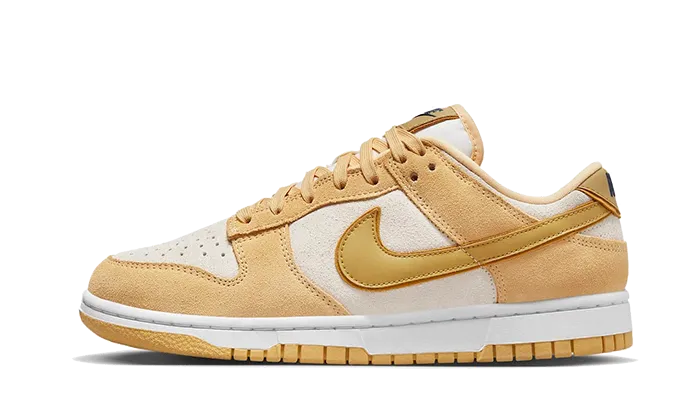 Nike Dunk Low Celestial Gold Suede Easy Cushioning
