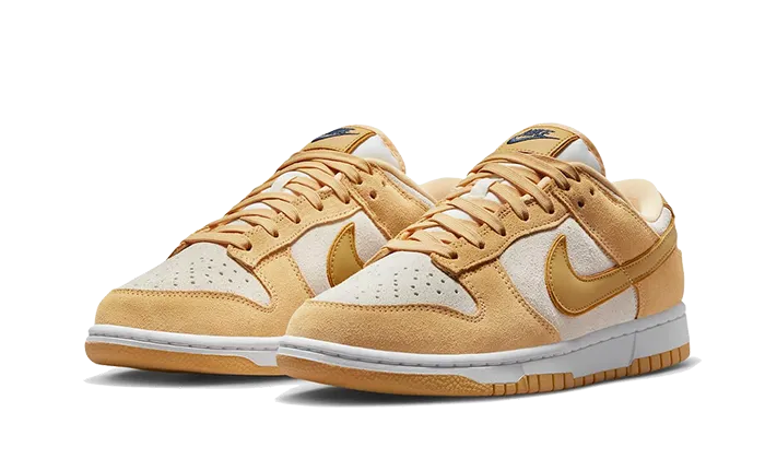 Nike Dunk Low Celestial Gold Suede Textured Surface waterproof