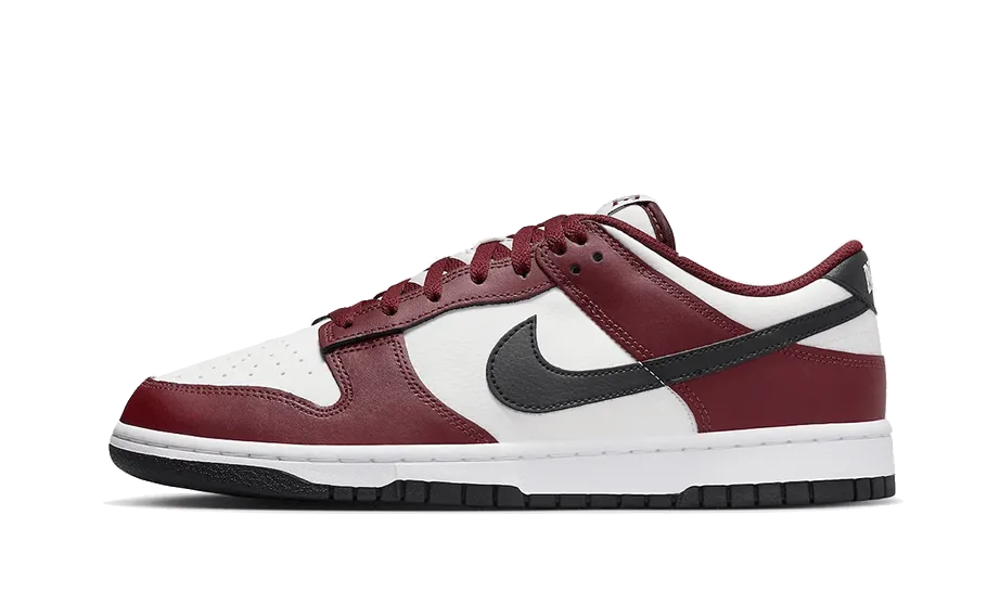 Supportive midsole Dunk Low Dark Team Red Black