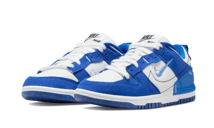 Training Run cold - weather shoes Dunk Low Disrupt 2 White University Blue