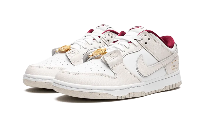 Nike Dunk Low Just Do It White Phantom Moisture Wicking Lining Comfortable