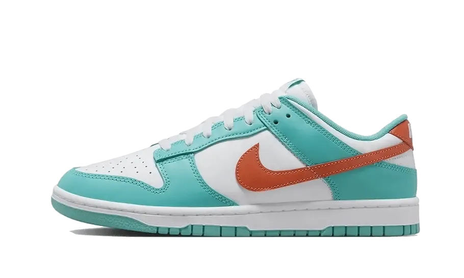 Dunk Low Miami Dolphins running on uneven ground shoes running with a group