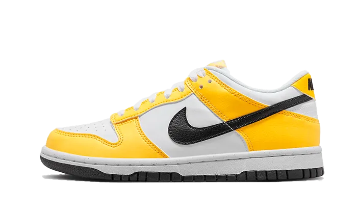 Nike Dunk Low Next Nature Citron Pulse Micro Perforation Ventilation Low   Top