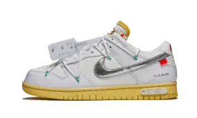 Dunk Low Off-White Lot 1 track runner shoes