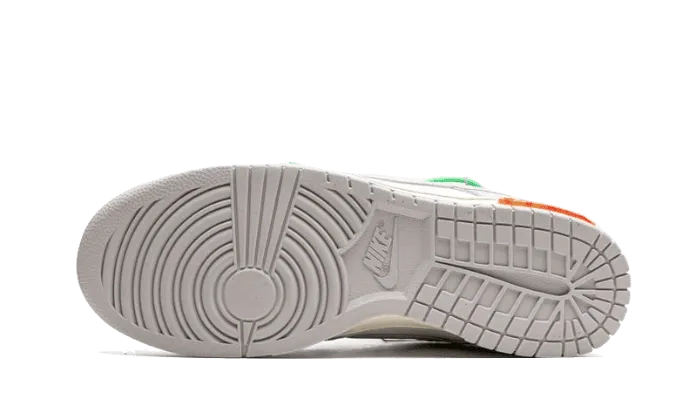 Dunk Low Off-White Lot 26 pre - run warm - up