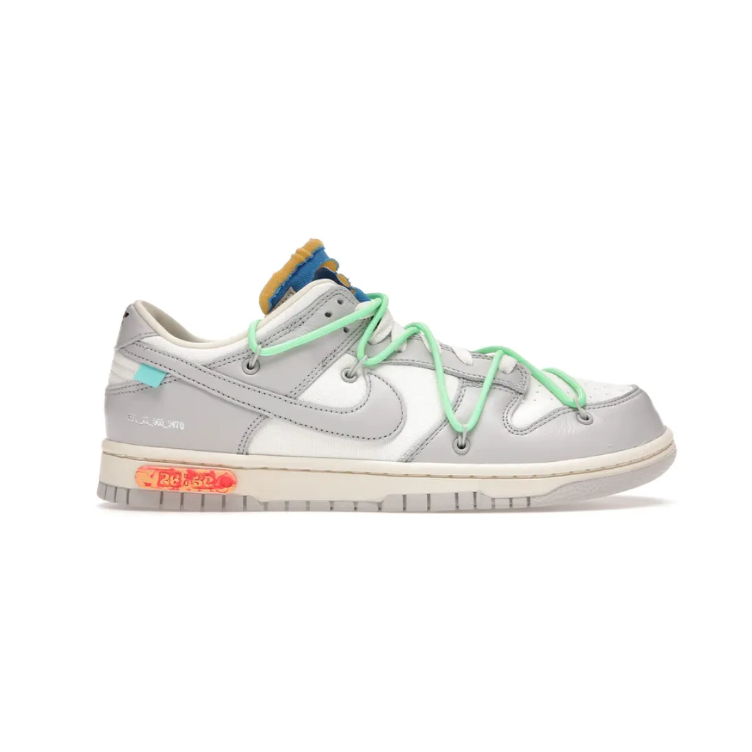 foam running shoes cloudy Nike Dunk Low Off-White Lot 26