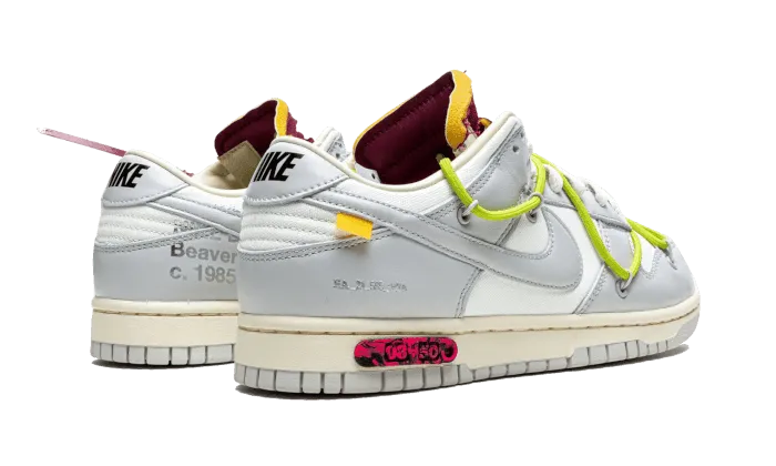 Dunk Low Off-White Lot 8 easy - to - store shoe advantage running on a treadmill at home shoes