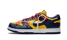 Dunk Low Off-White Michigan safety accessories narrow shoes