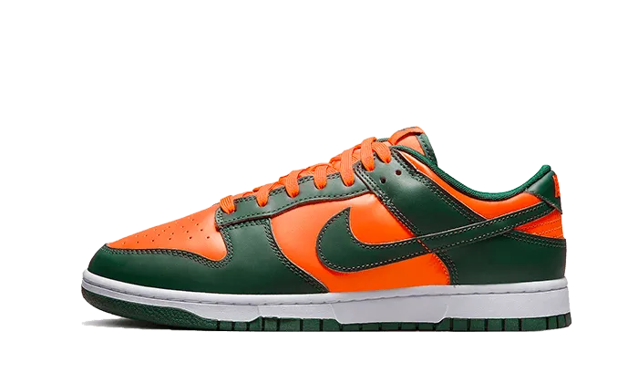 Dunk Low Retro Miami Hurricanes supportive fabric shoes Magnificent style