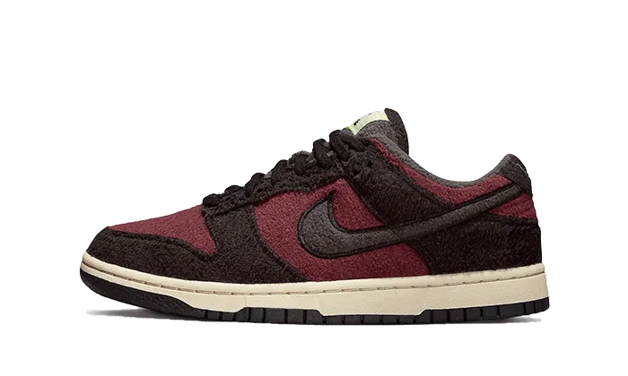 amateur shoes tapered - toe - feature shoes Dunk Low SE Fleece Burgundy Crush