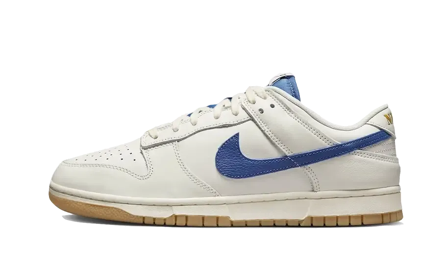 Dunk Low SE Sail Dark Marina Blue running in bright colors