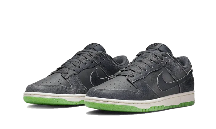Leather Luxury Dunk Low Swoosh Shadow Iron Grey