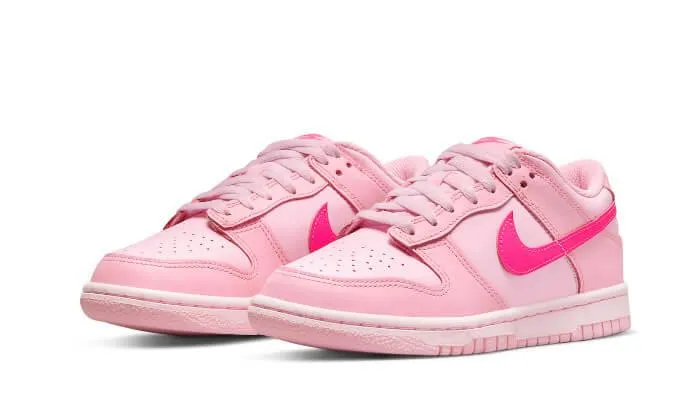 running in the humidity shoes polyester - upper shoes Dunk Low Triple Pink (Barbie)