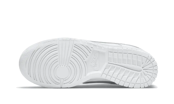 reinforced - toe - area - durability shoes warm - weather running shoes Dunk Low Triple White (2021)