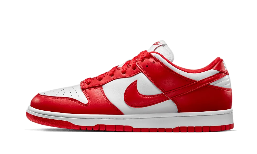 Dunk Low University Red BlownRubberOutsole logo - embossed shoes