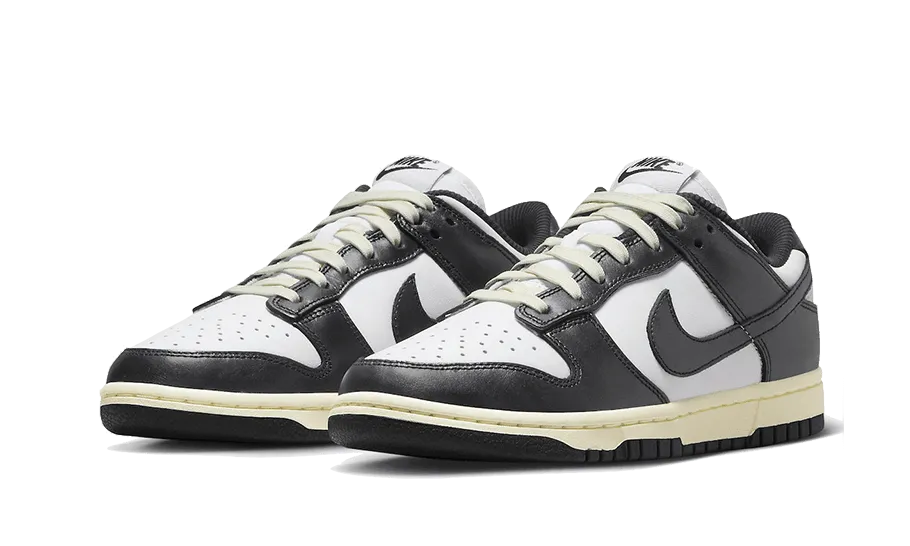 Dunk Low Vintage Panda foam - midsole - cushioning - softness shoes Rainy Weather Running