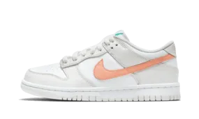 foot strength CushionedInsole Dunk Low White Bone Peach Aqua
