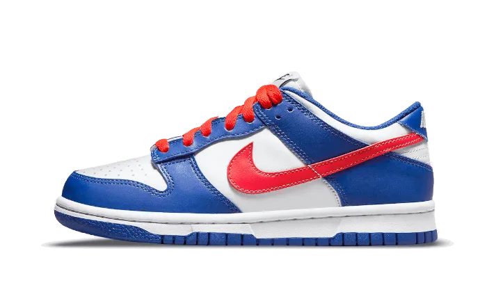triathlon shoes socially - responsible Dunk Low White Royal Red