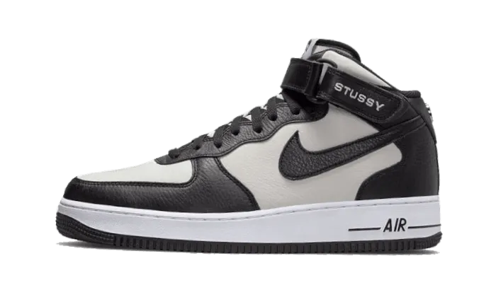 Air Force 1 Mid Stussy Grey Black Stable performance Rainy Day