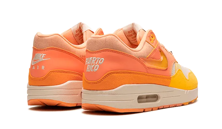 quick - drying lining shoes Air Max 1 Puerto Rico Orange Frost