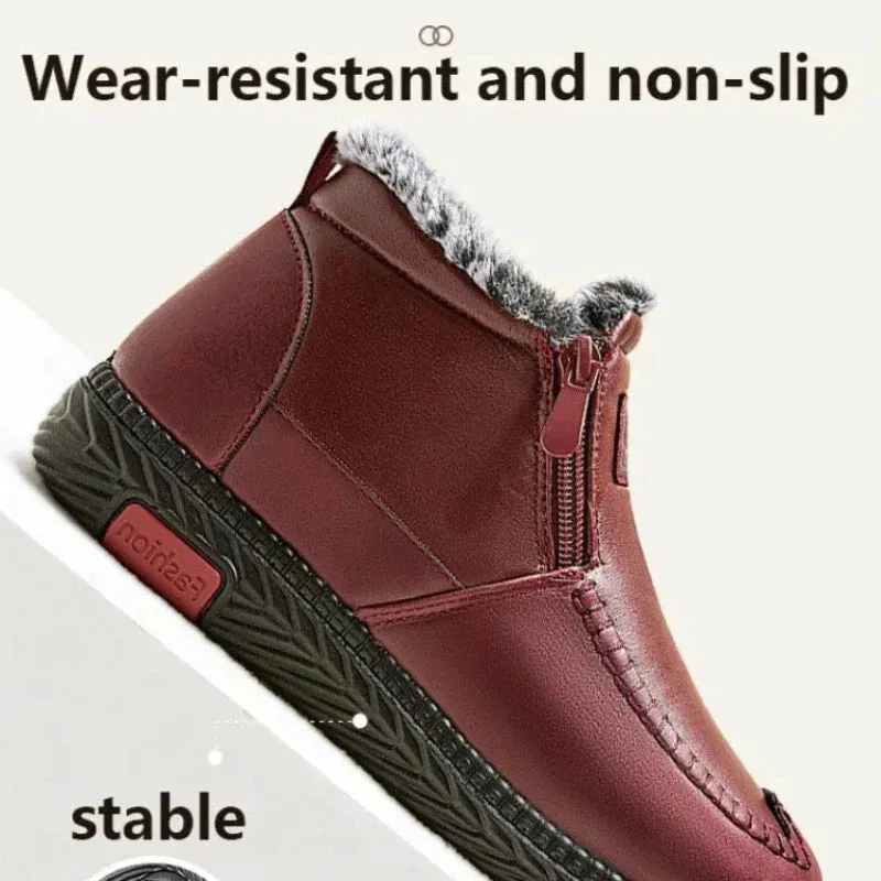 Dyavor Orthopedic Women Boots Arch Support Warm Waterproof Ankle Boots