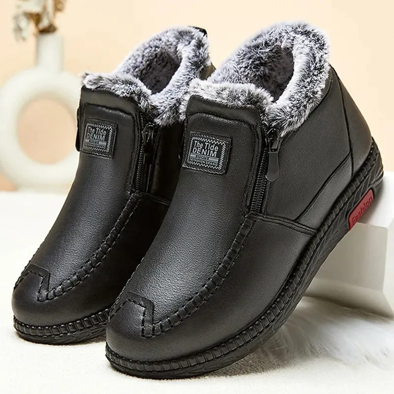 Dyavor Orthopedic Women Boots Arch Support Warm Waterproof Ankle Boots