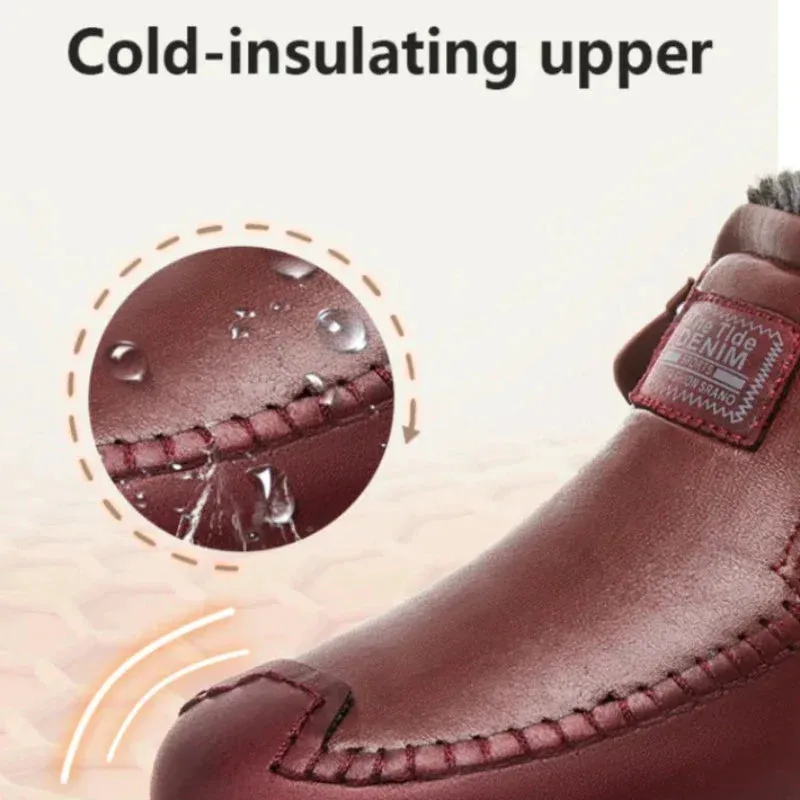 Dyavor Orthopedic Women Boots Arch Support Warm Waterproof Ankle Boots