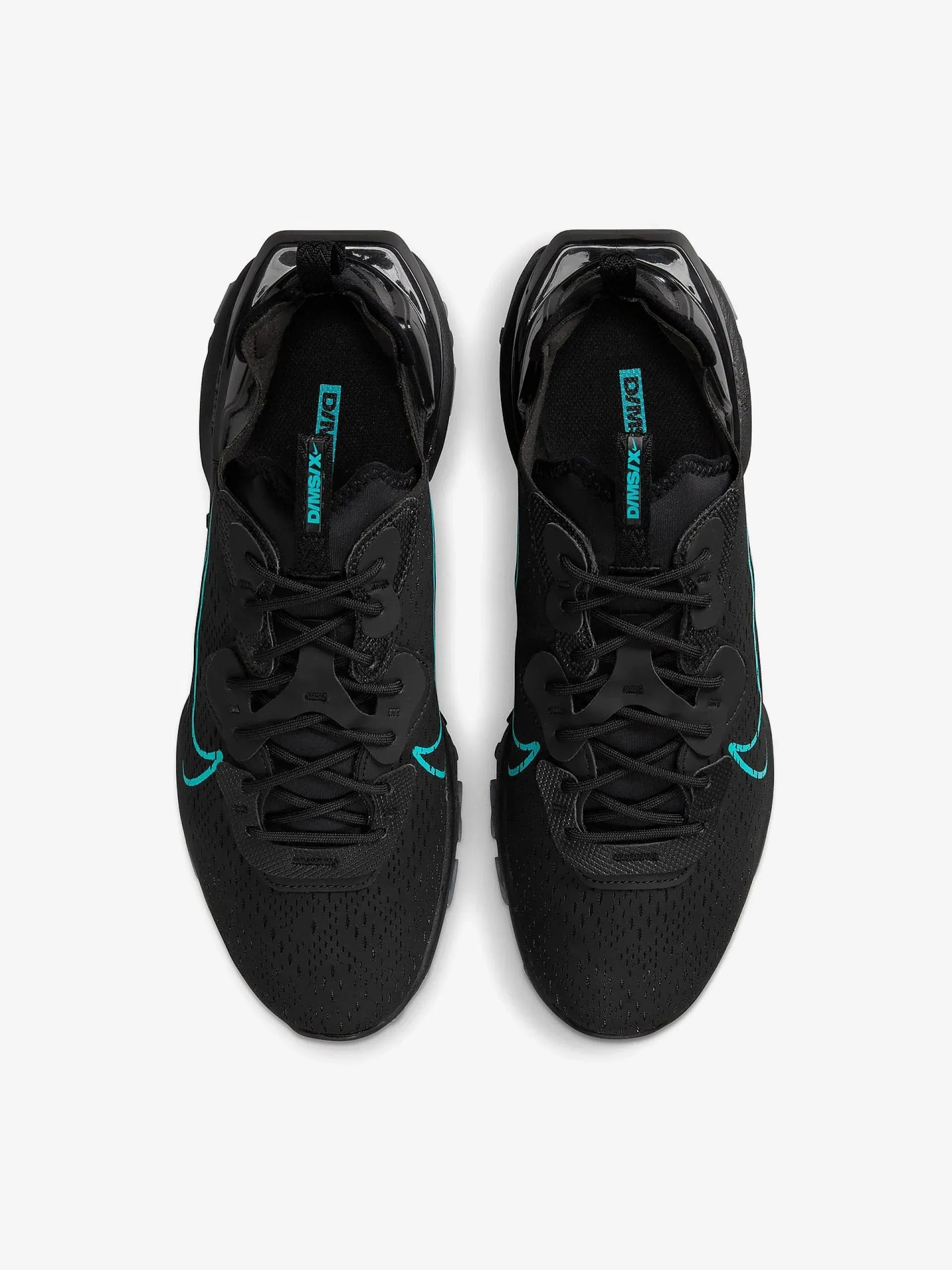 Dynamic Feel Nike React Vision Black Blue Logo