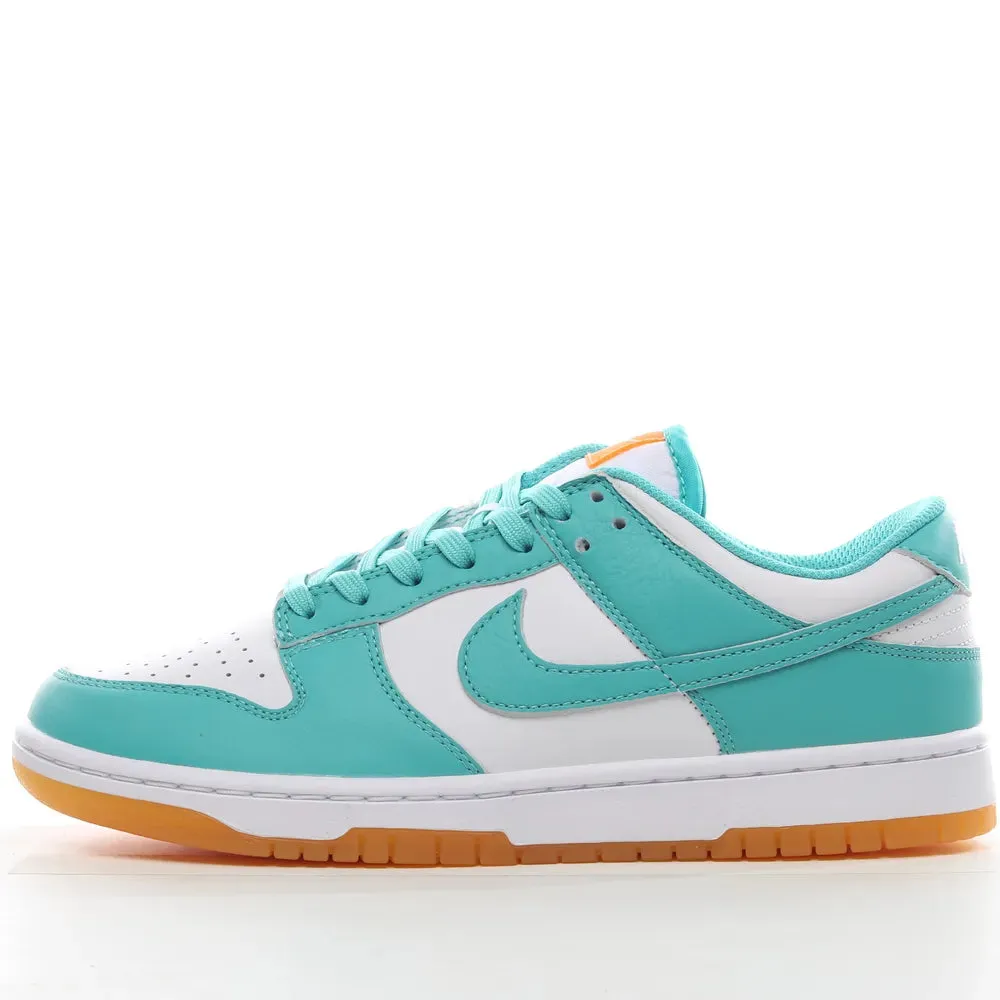 Nike Teal Low Dunks Rocker Sole Tech Sport Vibe