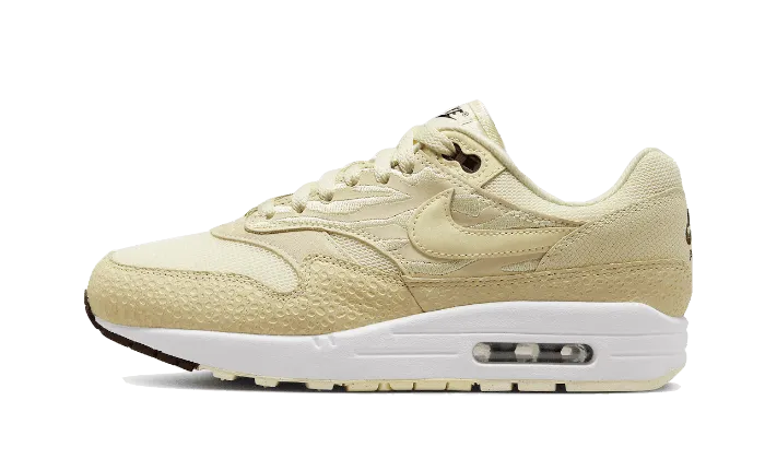 monogrammed running gear Air Max 1 '87 Safari Coconut Milk