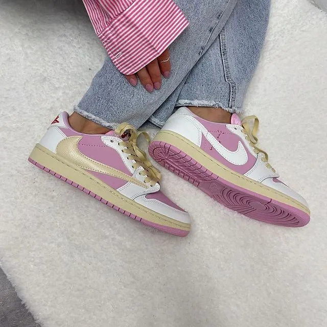 Nike Air Jordan Travis Scott x 1 Low OG Shoes MultiDirectionalTread On Trend