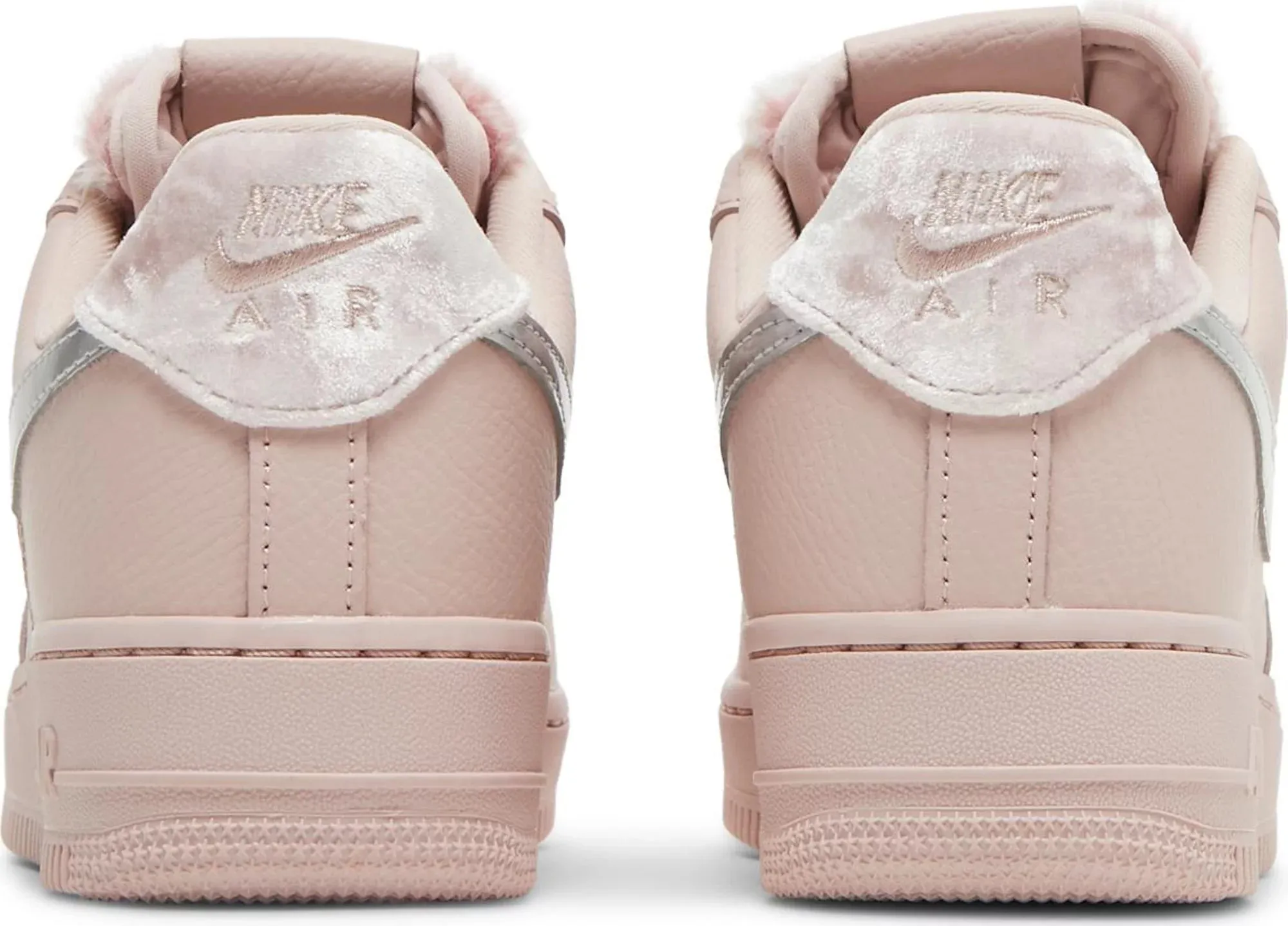 Nike Air Force 1 Low Faux Sherpa Fur (W) breathable mesh shoes hidden lacing shoes