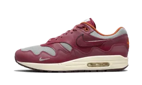 Cool Weather Air Max 1 Patta Rush Maroon