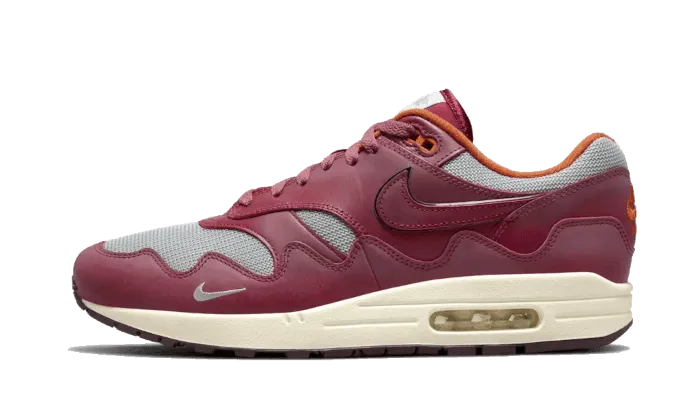 Cool Weather Air Max 1 Patta Rush Maroon