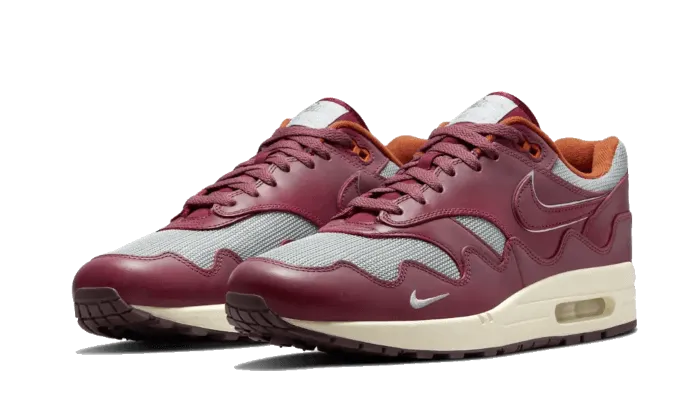 Style Neutral Nike Air Max 1 Patta Rush Maroon