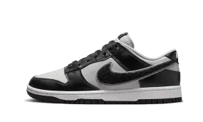 Dunk Low Chenille Swoosh Grey Black early - morning runner shoes