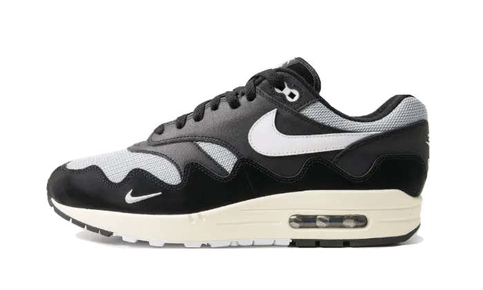 stretchy upper shoes Slow Pace Air Max 1 Patta Black Grey (Special Box   Bracelet)