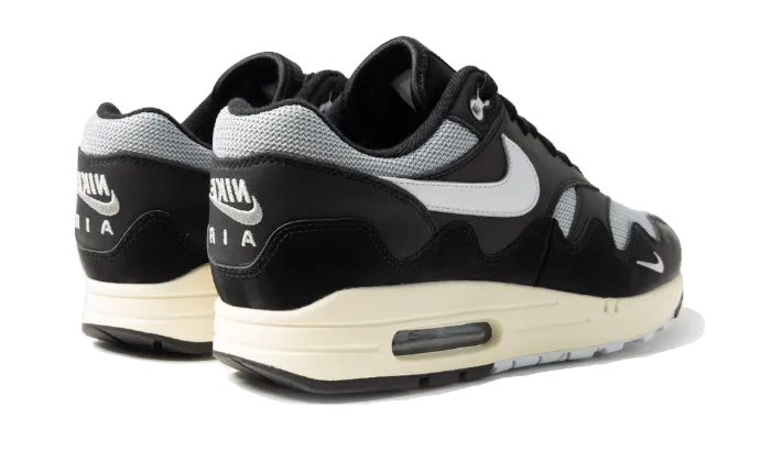 Recycled Polyester Nike Air Max 1 Patta Black Grey (Special Box   Bracelet)