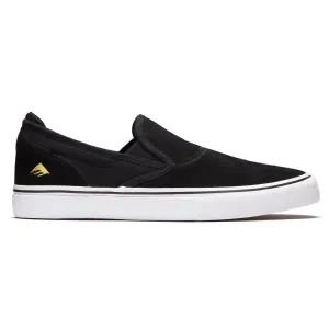 Emerica Wino G6 Slip On Shoes - Black/White/Gold