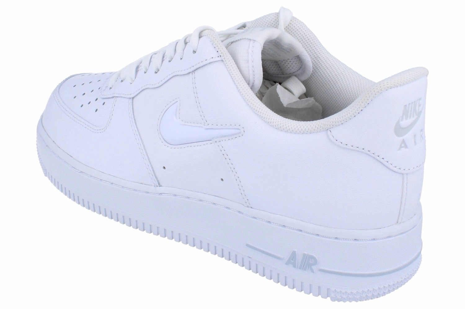 Vegan Material Technology Asymmetric Lacing System Nike Air Force 1 Jewel Mens Trainers Hm0621  100
