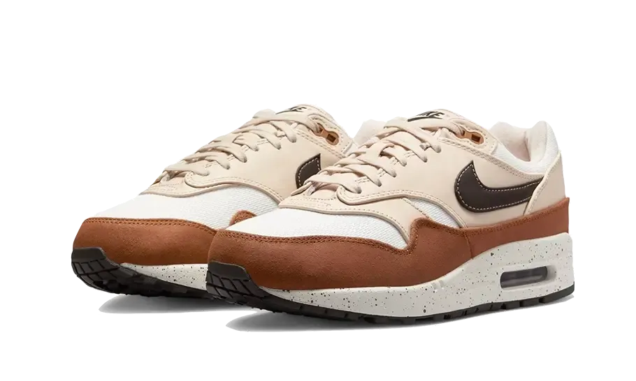 running in private tracks shoes Stretchable Upper Air Max 1 '87 Velvet Brown