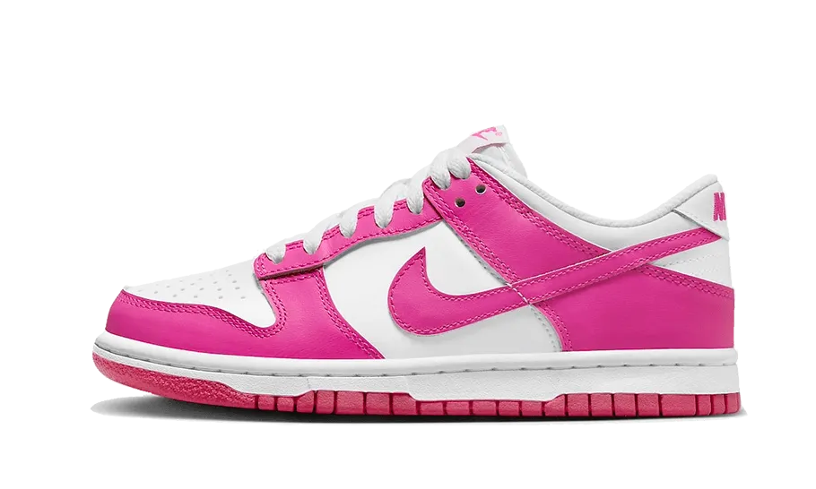 Micro Grip Tread Pattern Everyday Motion Nike Dunk Low Laser Fuchsia