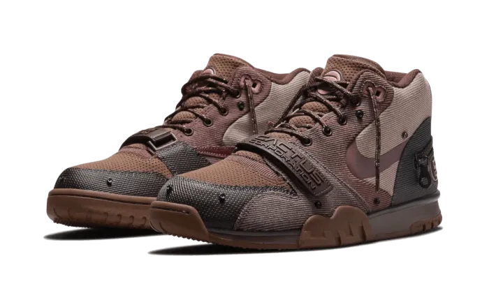 Low Support Noise   Reducing Nike Air Trainer 1 SP Travis Scott Wheat